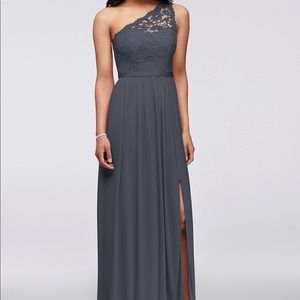 Brides Maids Dress - Pewter